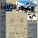 전주알씨RC4WD)[게랜더-Defender D90 버전] RC4WD Gelande II Truck Kit w/Defender D90 Body Set 이미지