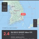 [속보] 경남 함안군에서 규모 2.4 지진 이미지