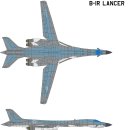 USAF B-1B 34th BS Thunderbirds #12620 [1/144th ACADEMY MADE IN KOREA] PT1 이미지
