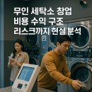선호세탁소 | 무인 세탁소 창업 비용 수익 구조 리스크까지 현실 분석