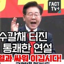 조국 박수갈채 터진 이재명의 통쾌한 연설 이미지