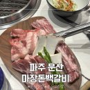 문산우리갈비 | [파주/문산 맛집] 가족 외식/모임 하기 좋은 깔끔한 ‘마장돈백갈비’