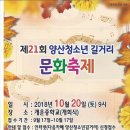 제21회 양산청소년 길거리 문화축제 안내 이미지