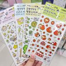 이봄 | 다이소 신상 문구 : 이봄 콜라보 스티커 4종 후기 + 품번 정리까지!
