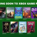 xbox 게임 패스 신규 라인업과 제외되는 타이틀 이미지