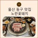 꽃돼지삼겹살 - 부평구 길주로494번길 19 | 울산일산지맛집 노란꽃돼지 울산일산점 육즙 가득 삼겹살 후기