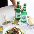 불동네슈퍼마켓 | 선양소주 신제품 가성비 990원 착한소주 꿀조합 안주 훈제오리볶음