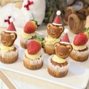 (12/2)초콜릿 컵케이크 | 수원 공방 체험 베이킹 도로롱 신규 클래스 크리스마스 컵케이크 딸기 곰돌이 컵 머핀 OPEN