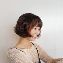 단발머리 이미지