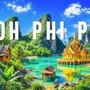 Koh Phi Phi 4K - Emerald waters, towering limestone cliffs, and paradise wh 이미지