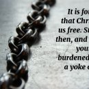 Bible Reading - Galatians 5:1~9 이미지