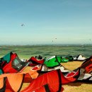 kiteboarding in vietnam phan rang, january february 2025 이미지