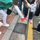 영등포구 신길1동주민센터 | 빗물만 먹고 싶어요. 영등포 신길1동 주민자치위, 스티커 부착하며 하수구 빗물받이 청결 캠페인 전개...