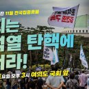 [현장라이브] 65차 촛불대행진 / 국회는 탄핵에 나서라!ㅣ3시 국회의사당역 4번 출구 이미지