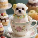 구미산동 애견미용 눈부시개 이미지