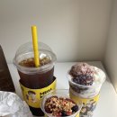 메가커피 팥빙수, 아사이볼 메뉴 맛 칼로리 솔직 후기... (팥빙젤라또파르페)
