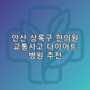안산 상록구 한의원 교통사고 다이어트 체중관리 추나 난청이명 5곳후기 TOP5 저렴한곳