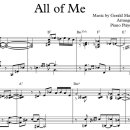 재즈 피아노 . 'All of Me'. 악보 Swing | 솔로 피아노 | Acoustic Ballad 이미지