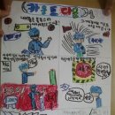 김해 가야초등학교 6학년 만화그리기 시간 이미지