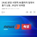 [속보] 분당 서현역 AK플라자 일대서 흉기 난동…부상자 10여명(내용무) 이미지