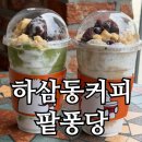 송도 센트럴파크역 카페 하삼동커피 팥퐁당 신메뉴 후기