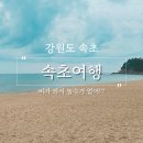 강원도 속초 여행, 비가 와서 놀 수가 없어!?