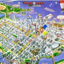 [캐나다어학연수]밴쿠버다운타운 지도 이미지