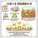 🐸경칩(驚蟄)날 아침편지 '봄이 오는 소리' 이미지