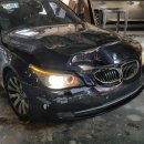 안산판금도색 외형복원 수입차접촉사고 보험처리 사고수리 BMW528i 견적문의 전면사고 작업사진입니다. 이미지