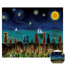 유화(야간) 이미지