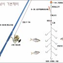 전어낚시 외줄카드 기본채비.!! 이미지