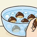 삶은 밤 껍질 쉽게 까려면 이미지
