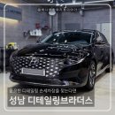 [성남 세차장] 꼼꼼한 프리미엄 손세차장 추천 &lt;디테일링 브라더스&gt; 더뉴그랜저ig 광택감 대만족 후기!!