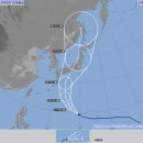 제21호 태풍 제비(JEBI) 한,미,일 3개국 발표 예상진로도(9/1 09:00 현재) 이미지