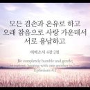 오늘의 '영어성경 사진'(914강) “사랑 안에서 서로 인내하세요”(에베소서 4장 2절) 이미지