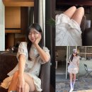 호텔메르시 | 햇살 같은 메르시앤에스 여성 반팔셔츠 레이스 미니스커트 여름 코디룩!