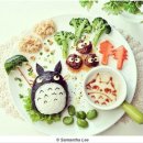 캐릭터 푸드아트 이미지