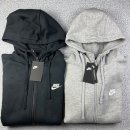 NIKE NSW 클럽 기모 후드집업 블랙 , 그레이 새상품 이미지