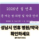 순천의료재단 성남정병원 | 설 연휴 성남시 병원 어디? 중원구, 분당구,수정구 + 공공심야약국 정리