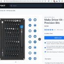 J000 | [ 후기 ] iFixIt 64. Mako Bit Driver Kit. 아이픽스잇 64 비트 드라이버 키트. 정밀 / 시계 / 안경...