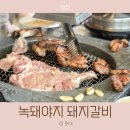 송도돼지갈비 | 송현아 점심 맛집 송도 녹돼야지 돼지갈비 1인분 9,900원 가성비 후기