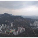 인왕산정상에서 본 이미지