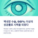 98 | 백내장 수술 성공 확률 98%, 실제 후기 공개