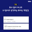 직장에서 일 잘하는 사람 특징.blind 이미지