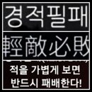 경적필패(輕敵必敗) 이미지