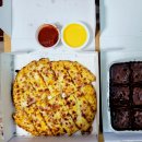 파파존스 치즈스틱, 브라우니 배달 후기