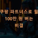 쿠팡 파트너스로 월 100만 원 버는 비결