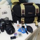 니콘 D80 DSLR camera 카메라 팝니다. $130 (렌즈 및 악세서리 포함) 이미지