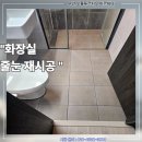 씨유 오룡파르세나점 | 전남무안 오룡푸르지오파르세나 화장실 바닥 케라폭시 줄눈 재시공 후기