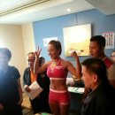 2013 MUAY THAI ANGEL 16 파이터임수정선수 상대선수와 계체현장 이미지